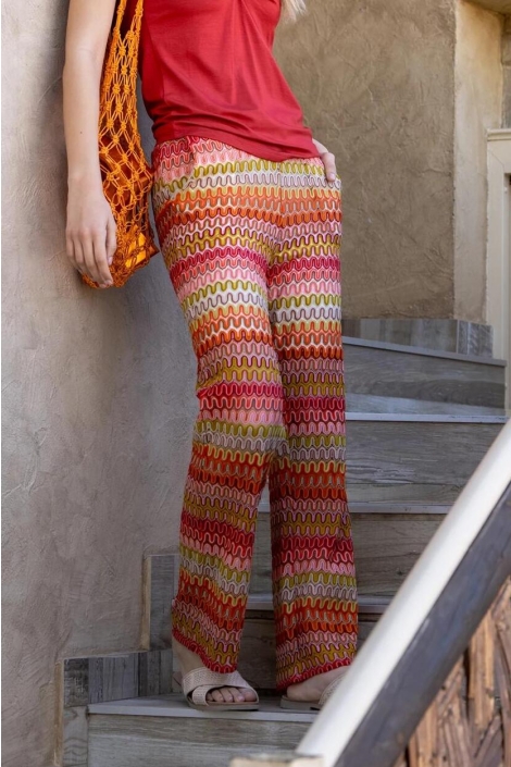 Geisha pants zigzag